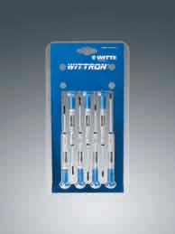 Комплект отвёрток WITTRON для винтов со шлицем (7 шт.) WITTE 89342